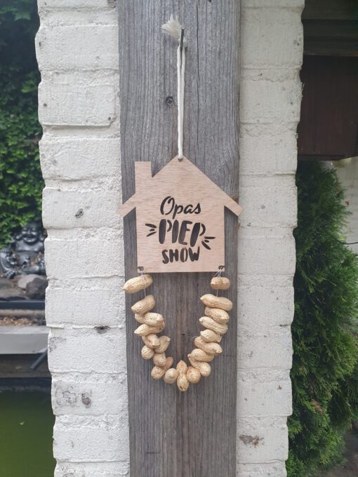 vogelhuisje pinda slinger
