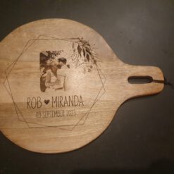Borrelplank rond klein