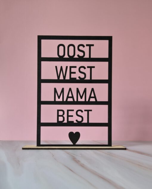 Venster Oost west mama best - Afbeelding 2