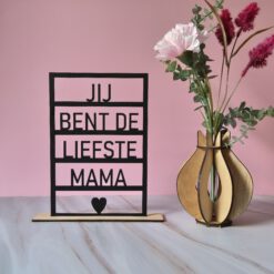 Venster Liefste mama