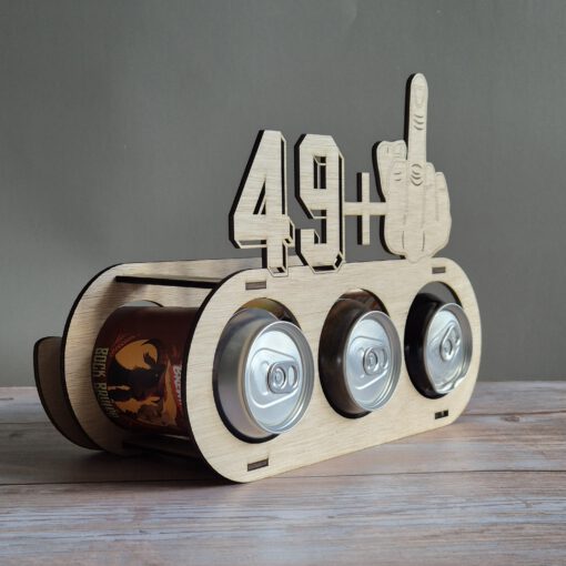 Bier blikjes houder 50 jaar - Image 2