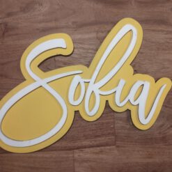 Alternative view of Kleurrijke Houten Naamletters