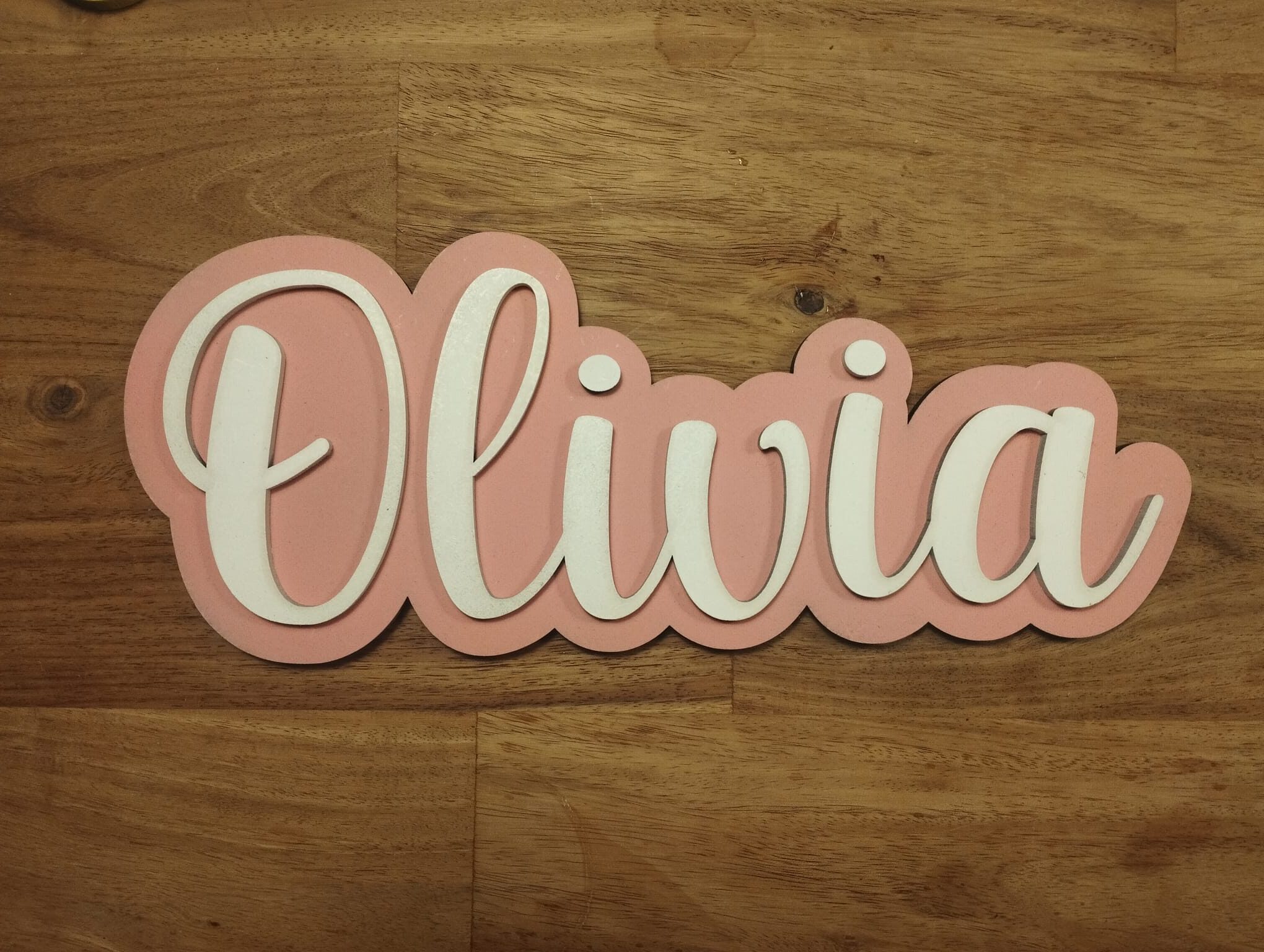 Kleurrijke Houten Naamletters - Afbeelding 3